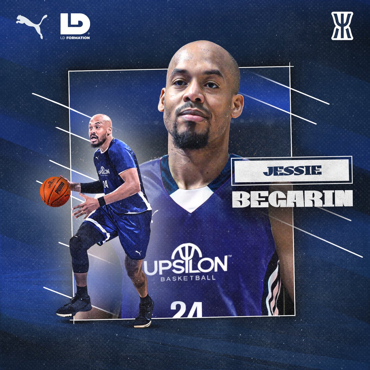 UpsilonBasket's tweet photo. Nous avions invité Jessie à nous rejoindre lors du match de Gala l’été dernier.
Cet été, il s’entrainera cette fois-ci avec nous !
J’ai toujours vu Jessie comme un guerrier sur un terrain avec beaucoup de leadership !
Je suis très heureux de le voir rejoindre la #TeamUpsilon https://t.co/UXNhiG4Mho