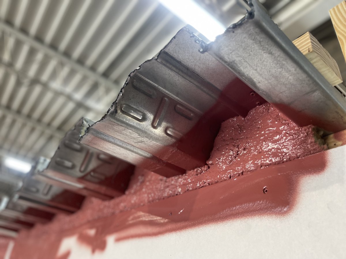 BalcoUSA's tweet image. Day 2 of Metacaulk Firestop Training:
Witnessed a burn and hose stream test, shot and sprayed material, and learned the extent of #firestop solutions!
#metacaulk