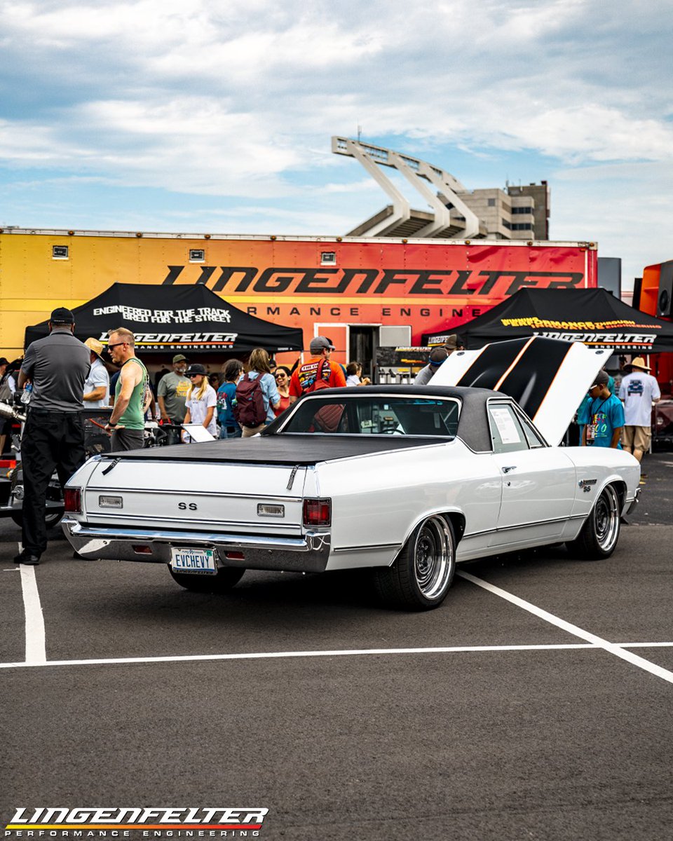 LingenfelterLPE's tweet photo. The #Lingenfelter eLcamino is on #HotRodPowerTour with @ChevroletPerf challenging what makes a hot rod, a hot rod ⚡
Equipped with @ForgelineWheels and #TheSmartChoiceInTires, @ContinentalTire!
#LPE #Chevrolet #ChevroletPerformance #eLcamino #eCrate #eCrateMotor #eSVM #EV https://t.co/8Erqdxk05T