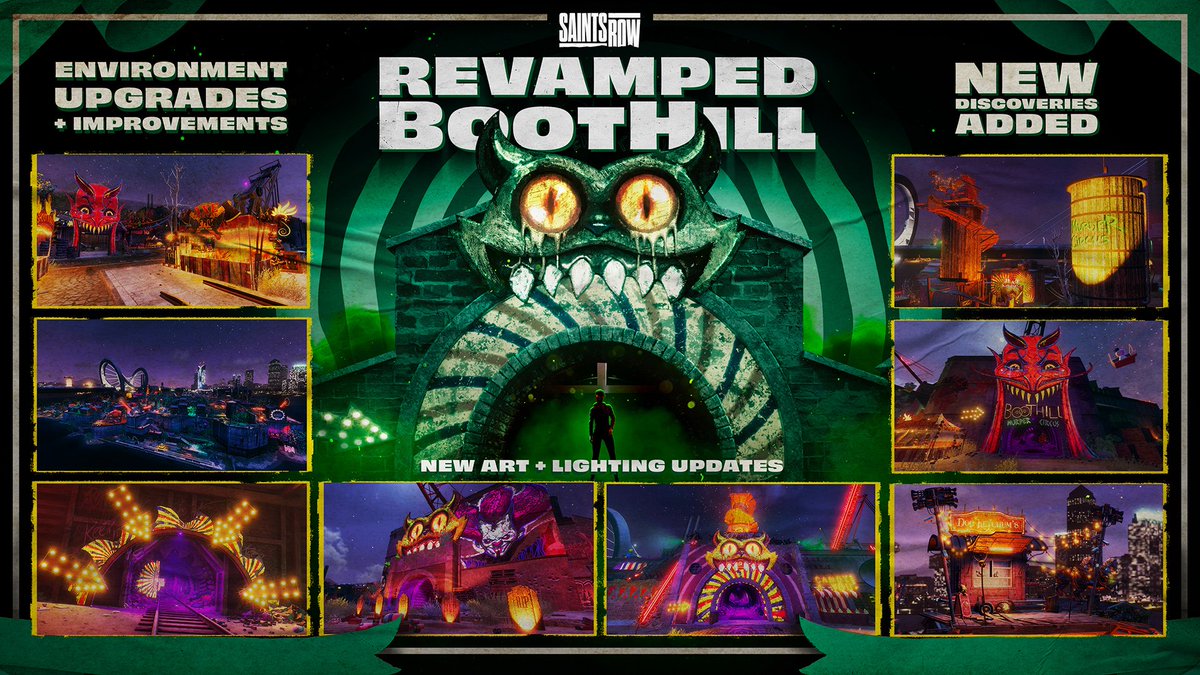 📣 ICYMI: The twisted locale of Boot Hill just got that much creepier in the latest #SaintsRow update. Are you ready for Murder Circus in July?

Full details here: fal.cn/3z5RV