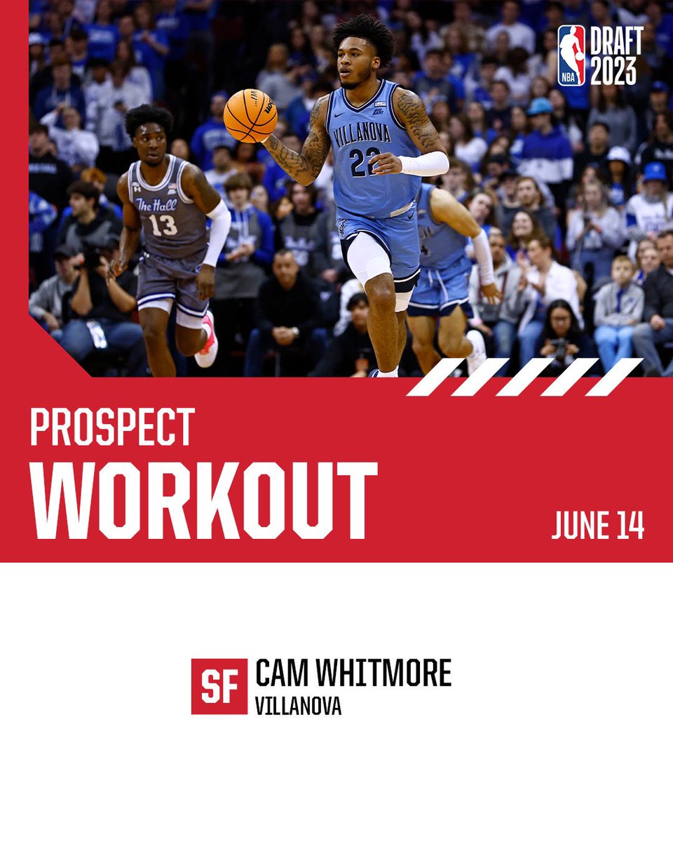 6/14 pre-draft workout in PDX    

👤: Cam Whitmore (Villanova)