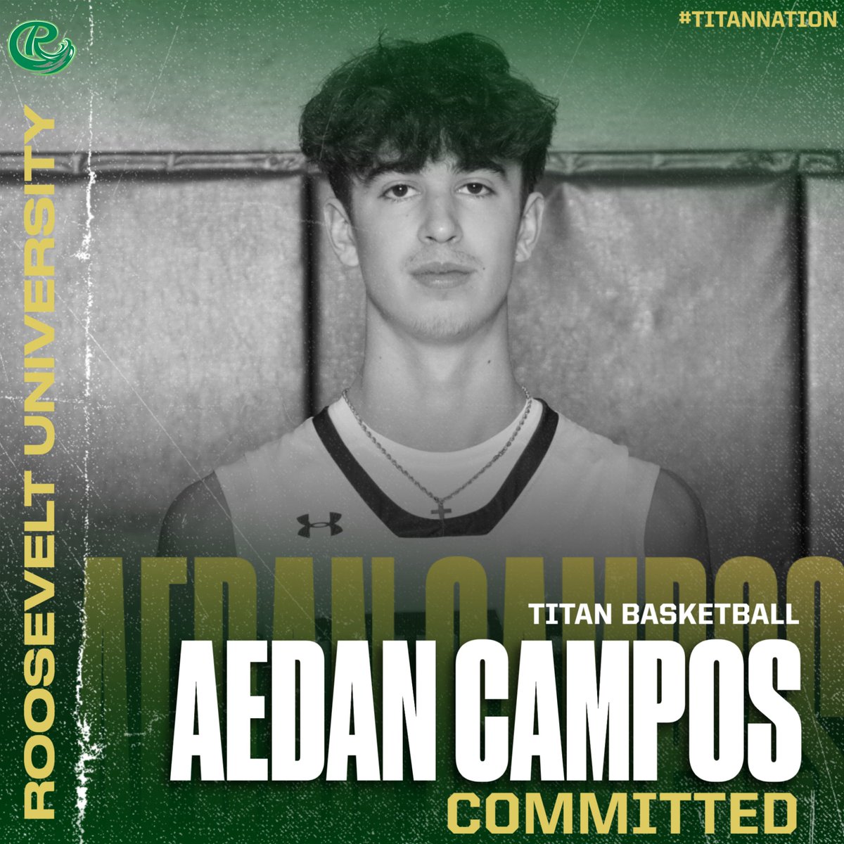 Congratulations to a true Titan Champion, Aedan Campos, for signing his letter of intent to join the Roosevelt University basketball program! All are invited to attend his signing at the Fightin' Titan Basketball Camp on Tuesday 6/20, at 1:30pm in the Main Gym. #TitanNation⚡