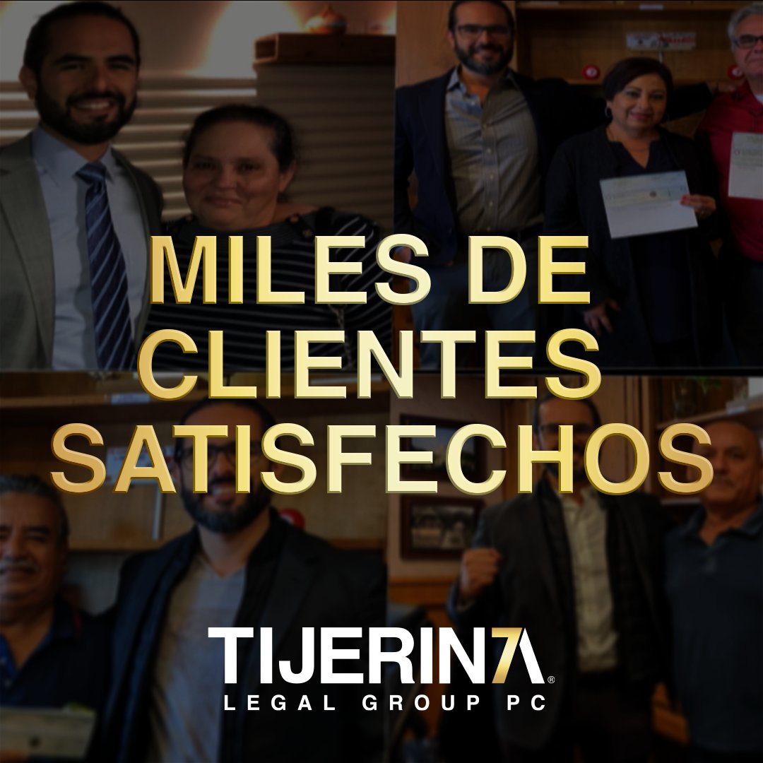 Contamos con miles de clientes satisfechos, que nos han dejado reseñas de 5 estrellas en nuestras páginas y plataformas digitales.​
​
Recuerda, si te chocan, marca el 7.​
​
#ThePowerToWin #TijerinaLegalGroup #CarCrash #CarAccident #Dial7 #MarcaEl7 #LegalGroup