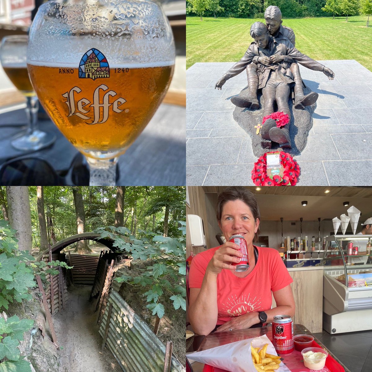 Left Normandy & headed to Ypres in Belgium, still chasing the history of the brave souls who fought in WWI. So many fascinating yet sad tales, the #BrothersInArms story  capturing the devastation of war the most for us 😔 . In the Netherlands now - home of frites & beer 🍟 🍺 🇳🇱