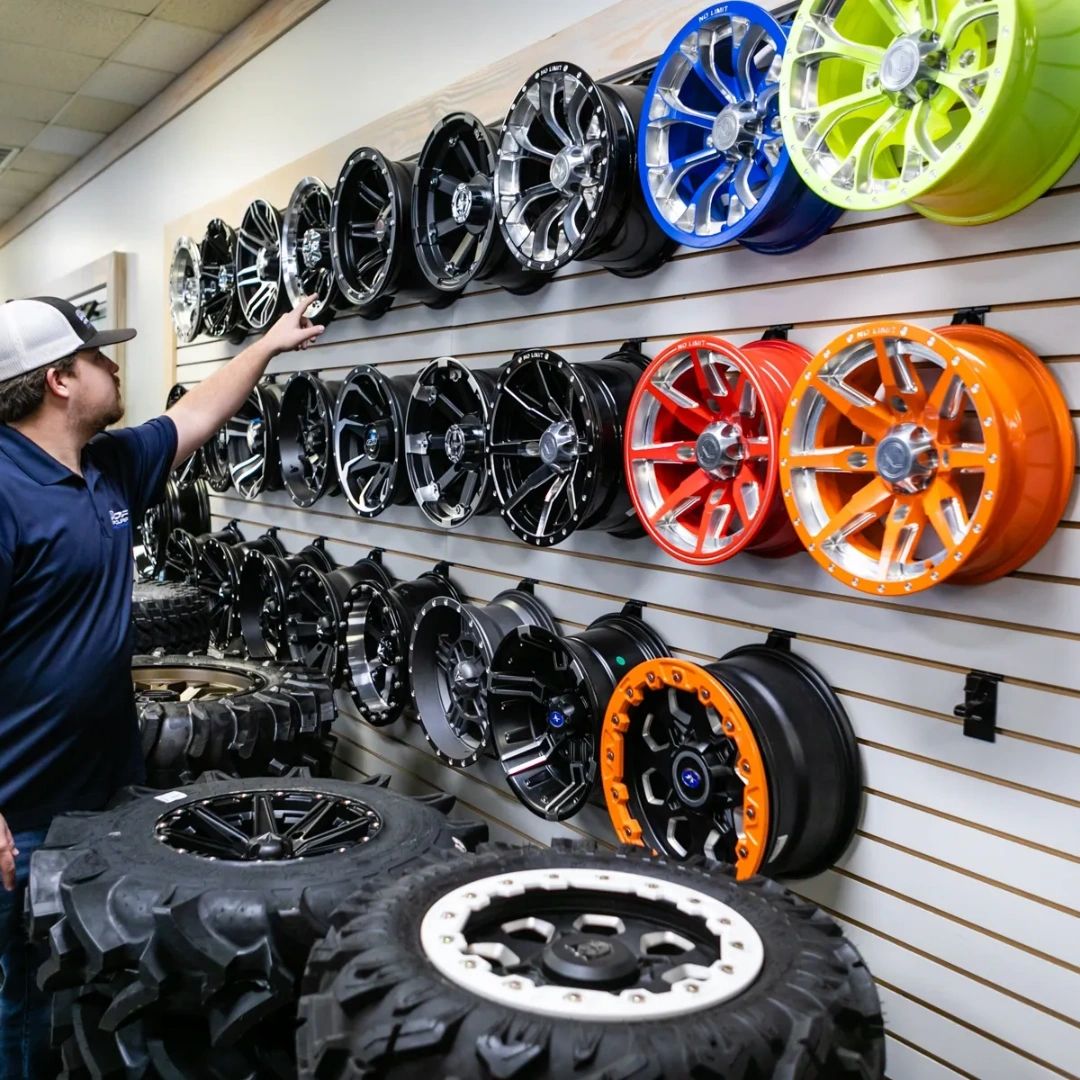 As passionate as we are, we know the best vehicles are customized. Give us a call to learn more about our sweet selection of rims and wheels: (229) 387-7843.