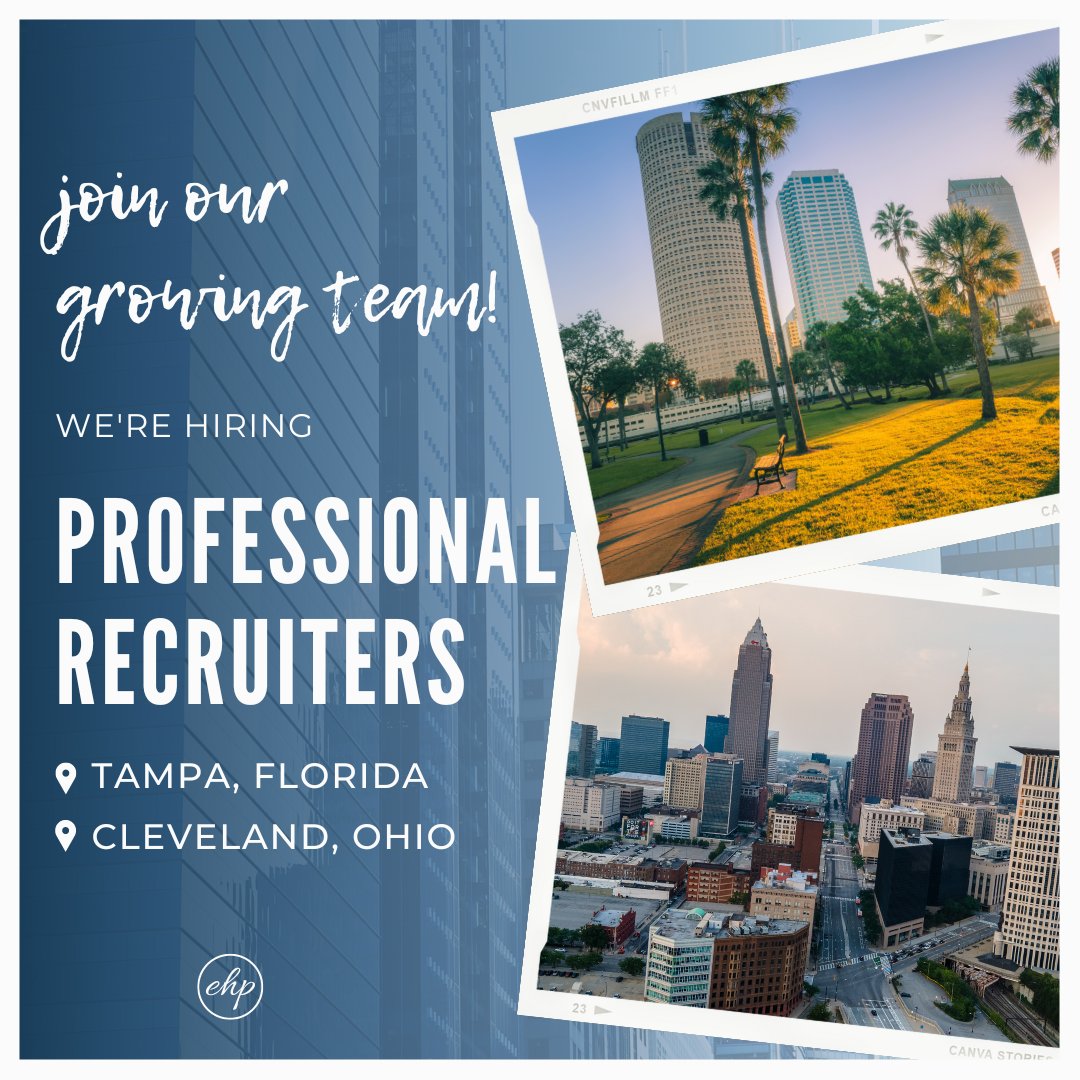 Looking to start earning in your next career? 📈
We’re hiring Professional Recruiters ready to join our growing team! 🌟

Apply today ✔️
ow.ly/1cZw50OJnXv

#ExciteHealthPartners #Hiring #RecruiterJobs #ClevelandJobs #TampaJobs #Ohio #Florida #WorkFromHome #HybridJobs