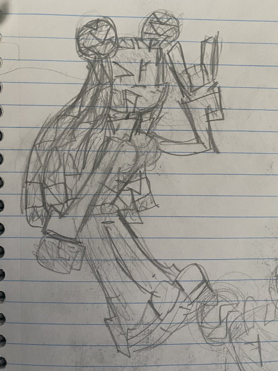 Sick rn but here's some pencil drawings of some OCs