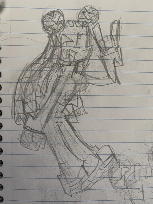 Sick rn but here's some pencil drawings of some OCs