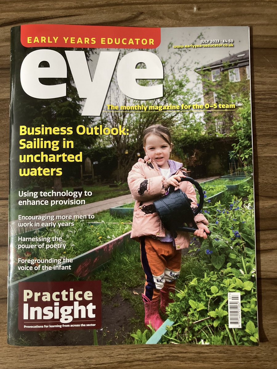 Elly_Roberts1's tweet photo. Look what arrived!!👇🏻The July edition of @EYEearlyEd’s magazine 🤓📖📰🗞️

👇🏻Look out for yours if you haven’t had it yet. Lots of great #EYFS content inside, not to be missed! 
#EYSucess #EYThinking #EarlyYears #subscribe https://t.co/tFBuWszPKh