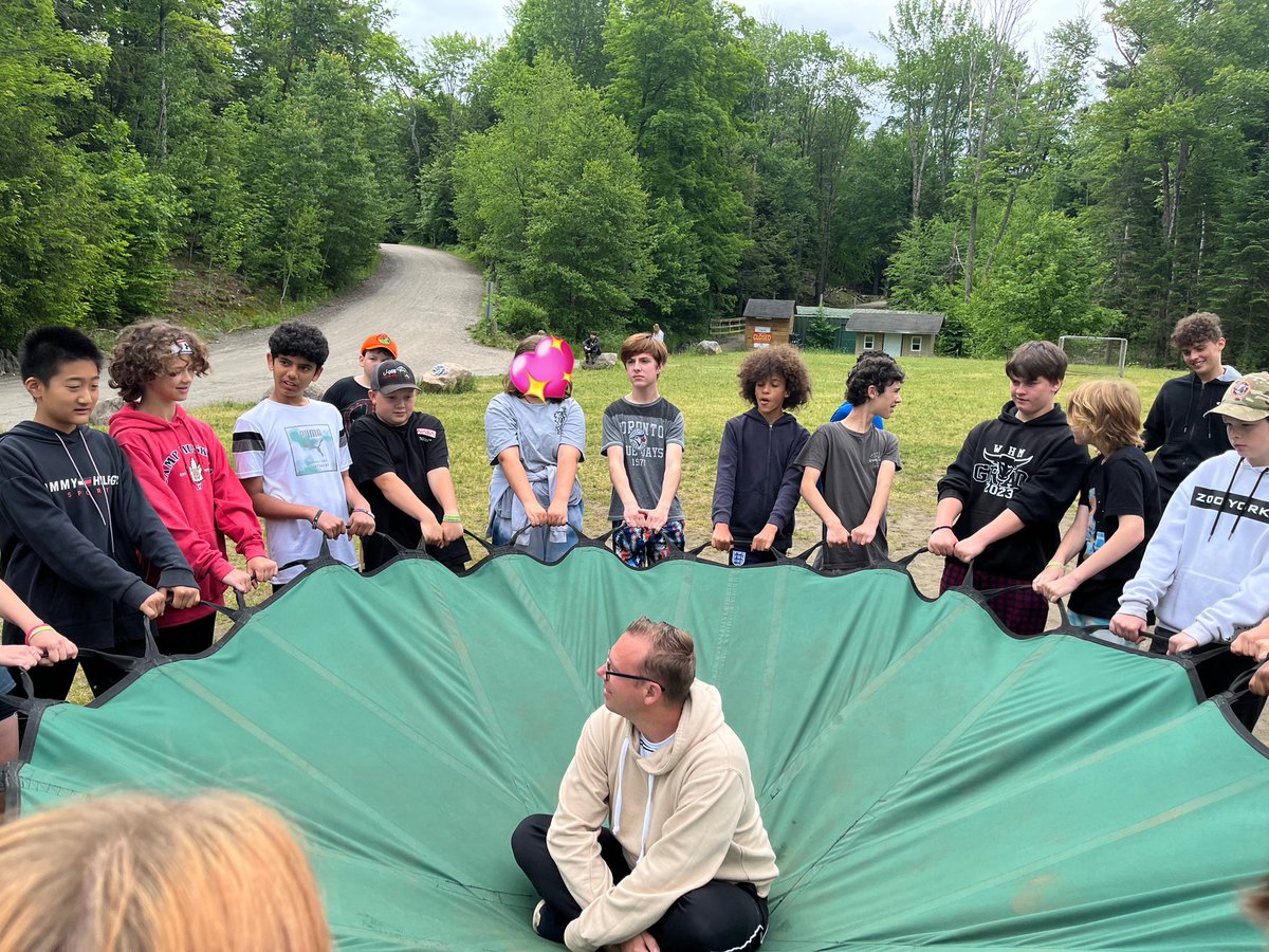 Mr. Barrett and Mr. Bouchard also decided to join the fun at Camp Muskoka!!!