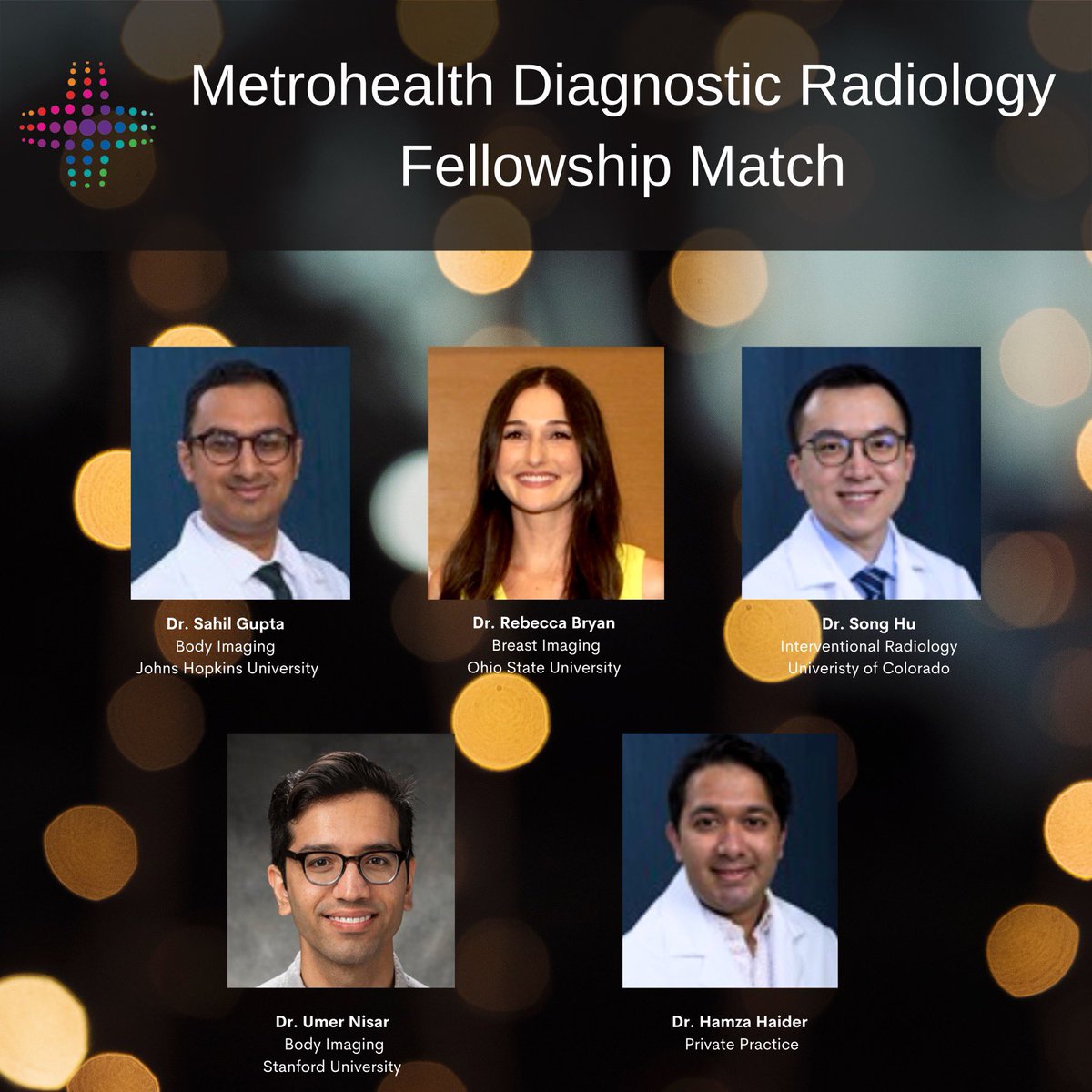 MetroRadRes's tweet image. What an exciting, eventful week for all of our senior residents!! Congrats to our R3s on their incredible matches (and jobs) and to our R4s for graduating this past weekend. We are so proud of you all! 

#fellowshipmatch2023 #radres #MatchDay #Match2023 #match23