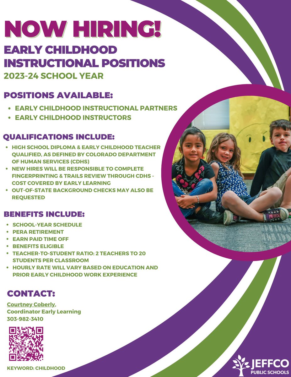 Jeffco Public Schools Early Learning Dept. tweet media
