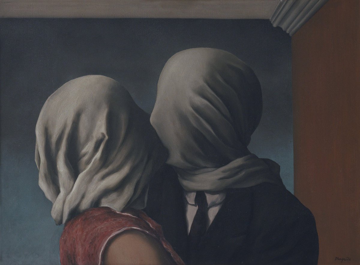 Hoy vamos a hablar de “LOS AMANTES” más famosos de la historia del arte. 🖼️❤️
¿Qué ocultan esos velos?
¿Qué secretos esconden? 
Vamos a verlo 🧵👇