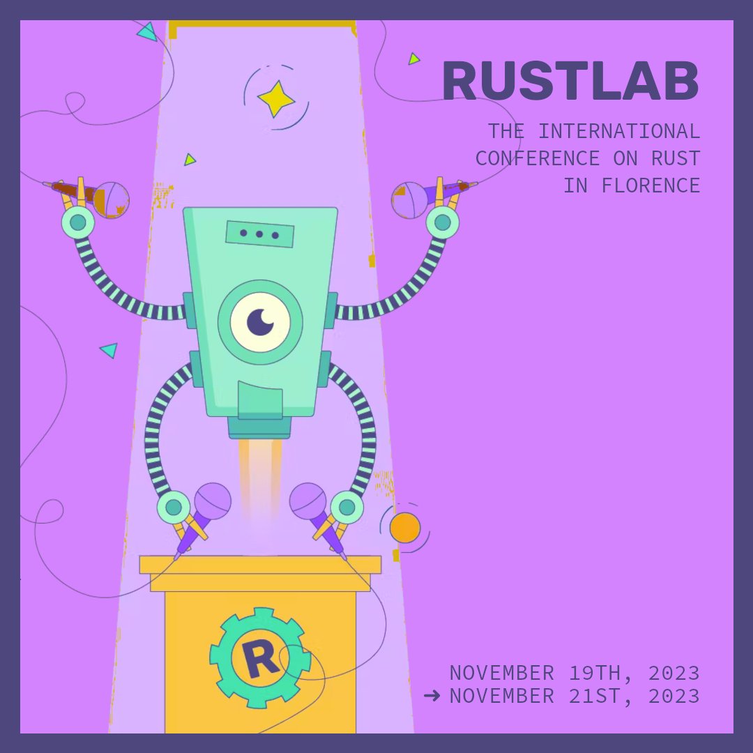 rustlab_conf's tweet photo. Our editorial team is hard at work selecting the best proposals for an amazing #RustLab2023 program!
Stay tuned for updates and get ready for an unforgettable conference experience. 🦀💻
👉 https://t.co/j9yhNHuNcA

#RustLab #RustLang #ProgramSelection #StayTuned https://t.co/OSMgFNsExT