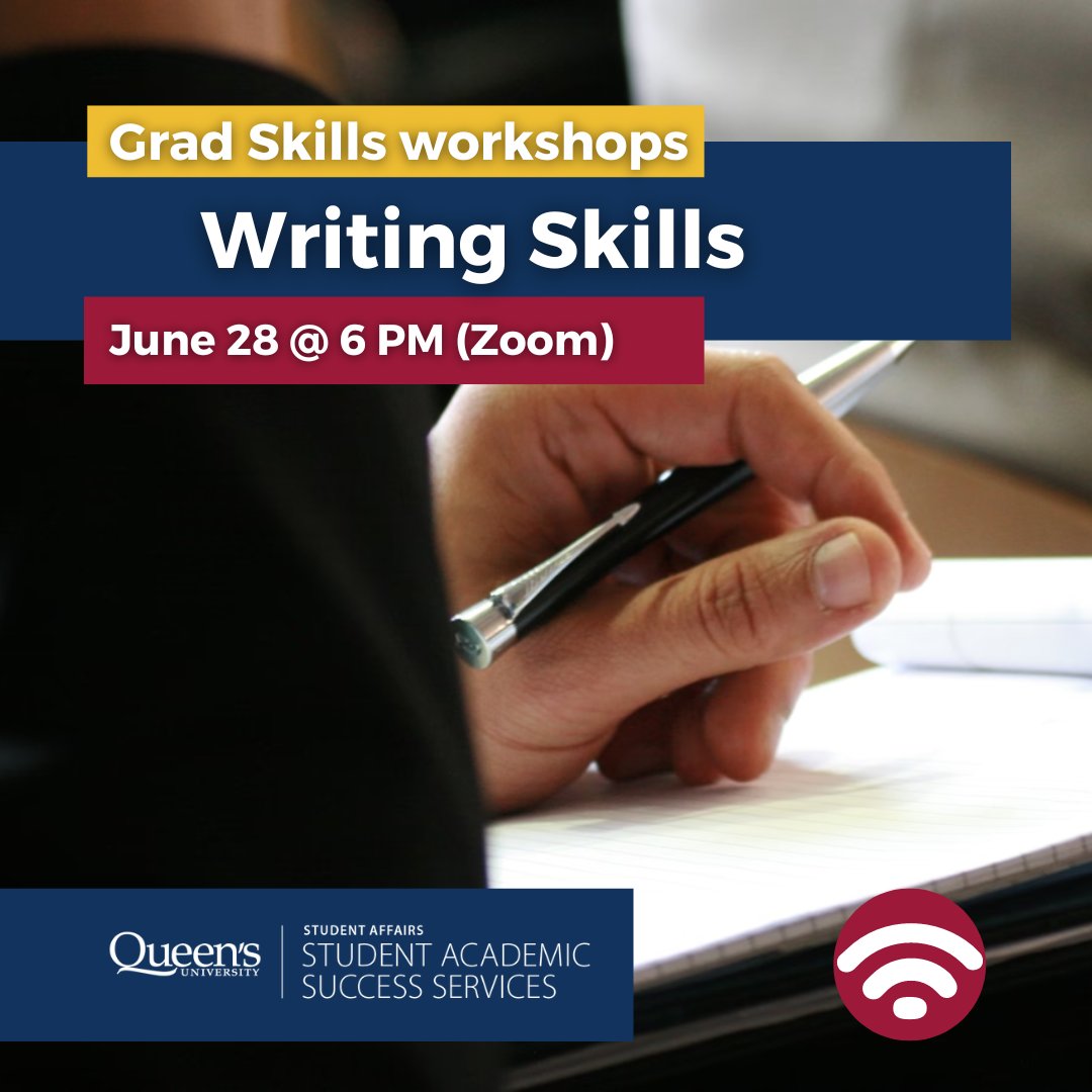 Looking to develop your writing style as a grad student? Join us to learn techniques and approaches that will help you sound like the best writers in your field.