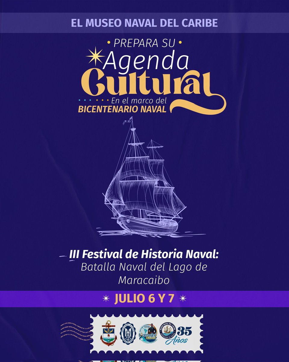 Museo_NavalCart's tweet photo. Nuestro museo celebra el lll Festival de Historia Naval  para conmemorar La Batalla del Lago de Maracaibo y exaltar la riqueza   marítima con la que cuenta el territorio, a través de un ciclo de conferencias por parte de  investigadores e historiadores.⛵💙 https://t.co/IRV5EvrFAg