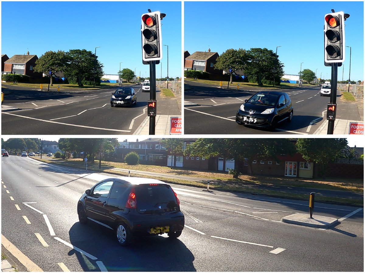 2_Over_4's tweet photo. #RakeLane #FuckPedestrians Episode 539.
Motorist had a clear view of the amber light turning red plus the 2 pedestrians...but still decides to speed up! He manages to slam the brakes on only when he sees someone with a camera pointing at the red light!
#Reported ๐ฆ๐ฎ๐ธ https://t.co/RYDVtJC4Gw