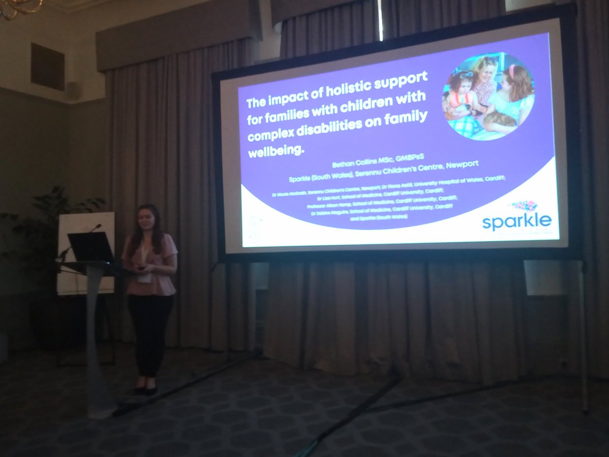 BethanJCollins's tweet photo. I've had a lovely day in Sheffield for the @divhealthpsych conference, presenting my evaluations of services for children with complex disabilities and their families - thank you all for a great day and really interesting questions/ discussions #DHPConf #research #dissemination https://t.co/IYFe70a79V