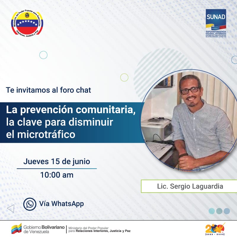 📢 ¡Difunde y participa!

En el foro chat: "La Prevención Comunitaria, la clave para disminuir el microtráfico". 

Te esperamos: 

🗓️ #15Jun 
🕙10:00 am

Únete con nosotros, haz clic👇👇👇

chat.whatsapp.com/LKetUj8YiH4Cqd…