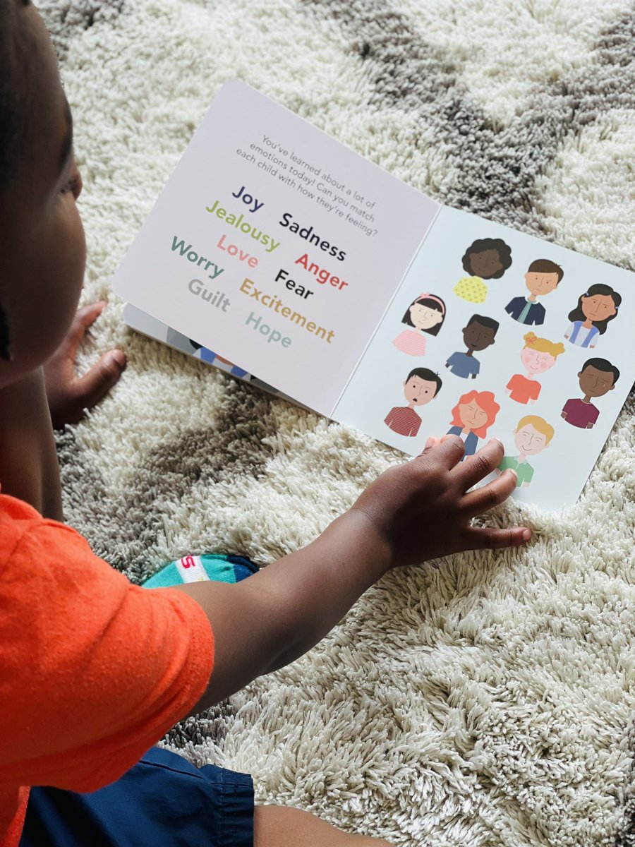 NYReaders's tweet photo. How do you teach littles about emotions?

- Read picture books about feelings 
- Fingerpaint different facial expressions 
- Make different facial expressions and talk about each feeling 

#childrensawarenessmonth #children #mentalhealth #kidsbooks https://t.co/wftLK3Ft3e