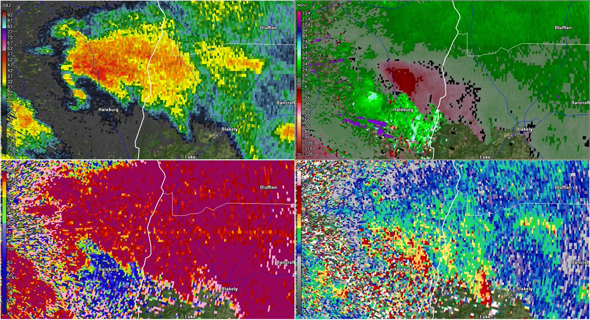 Red Weather on Twitter "Rotation increasing with the supercell near