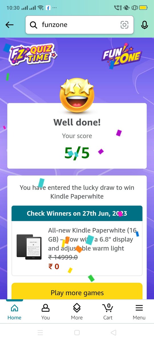 balaji_guntur's tweet image. @amazonIN
#AmazonInQuiz
#AmazonanswerandWin