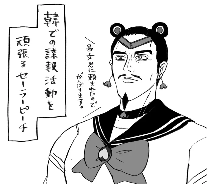 セーラーピーチだった時の姚賈