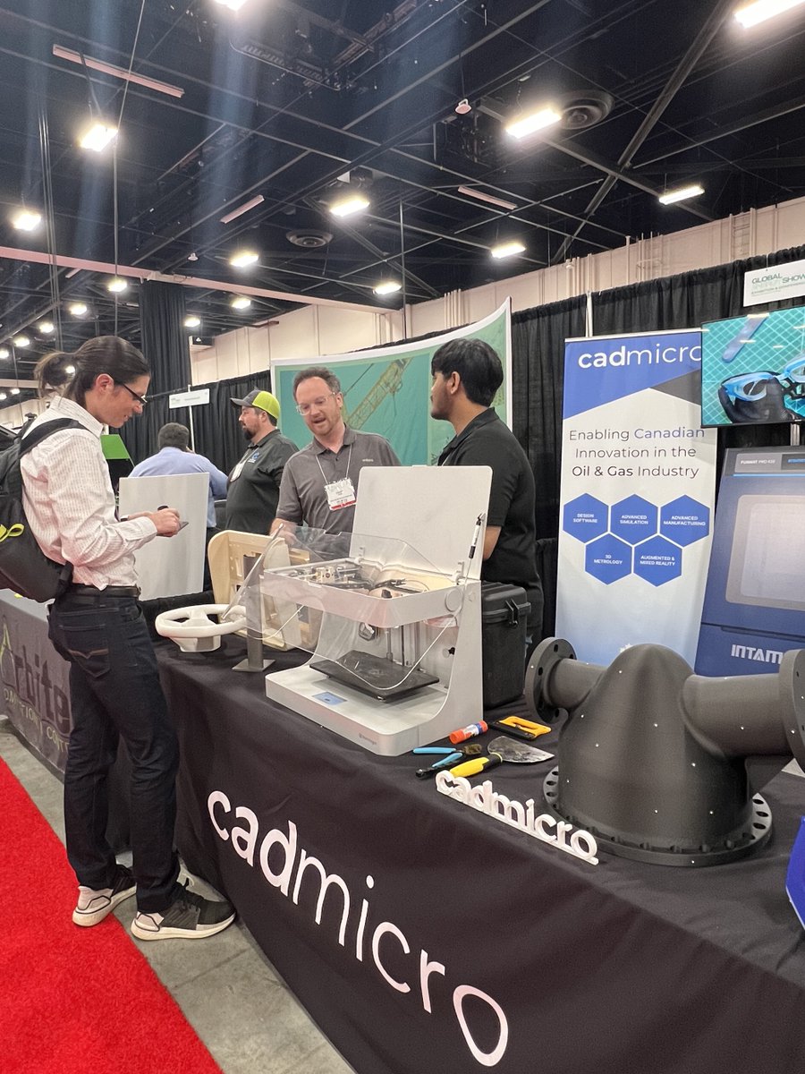 Day 1 of the #GlobalEnergyShow2023 ☑

Our team is ready for day 2! Make sure to stop by the CAD Micro Booth #1683 for the chance to connect with the team and see the latest and greatest Advanced Manufacturing technologies 🤩

Learn more about GES here: okt.to/kAROca