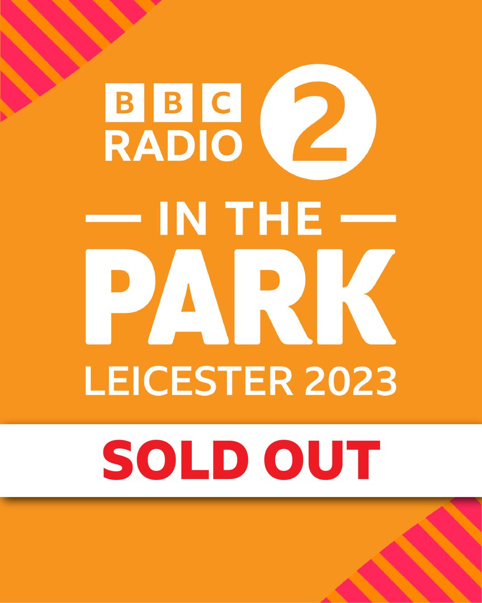 🚨 Tickets for #R2inThePark have SOLD OUT!

There are however a small number of tickets left for those living in Leicestershire!

For more details, head to bbc.co.uk/radio2inthepark ✨