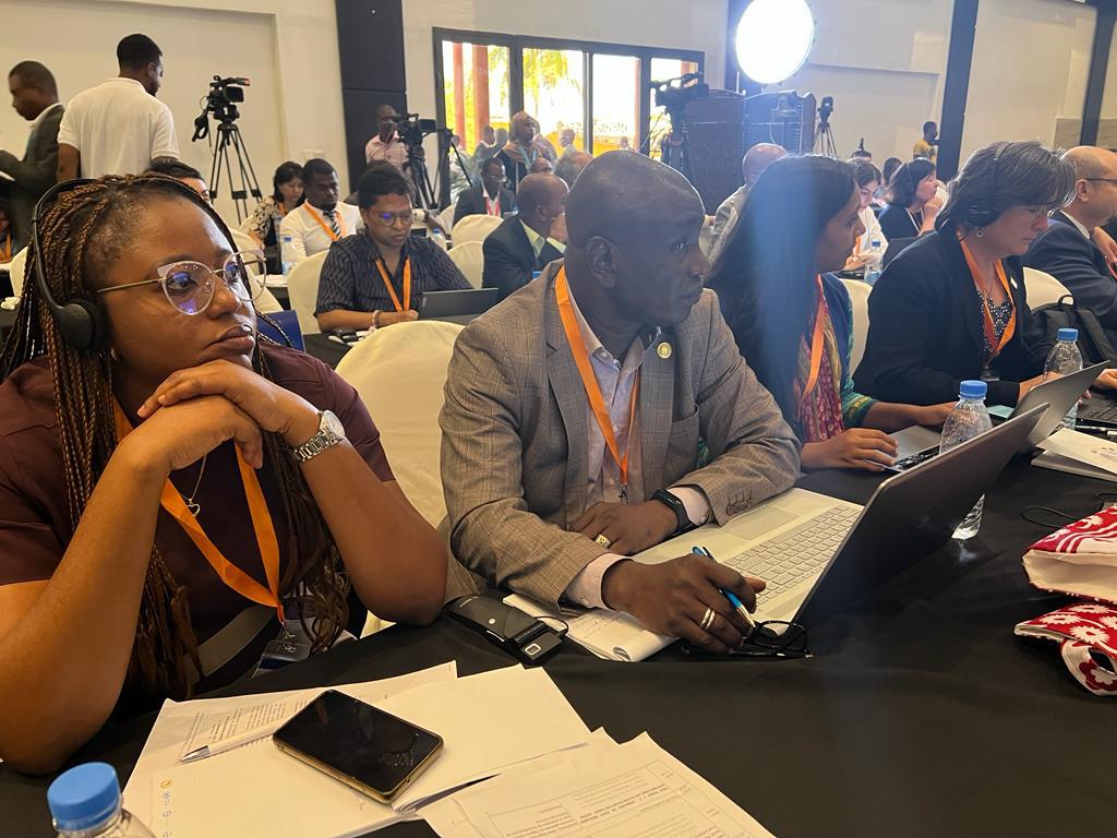 AU_DARBE's tweet photo. The @_AfricanUnion is mandated to foster a sustainable #BlueEconomy in Africa thru  institutional reform.The #BlueFutureConference has been co-organuse with Govt of #Comoros to amplify the mandate &amp; extend  support to #GreatBlueWall with action on African islands specificities https://t.co/eritZWF9Co