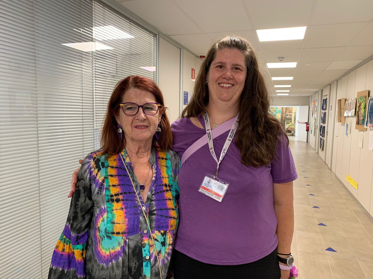 asb_alumni's tweet photo. Maggie Miralles '98 visited today. She attended @ASBschool K to G12 graduating with the prestigious Ambassadors Award for Leadership. Her Irish mom, Ms. Nula, a familiar face to many, has worked for 16 years in the school's ECC and will retire this year. π«Ά
#ASB60th #WErASB https://t.co/VEtxu5zyEK