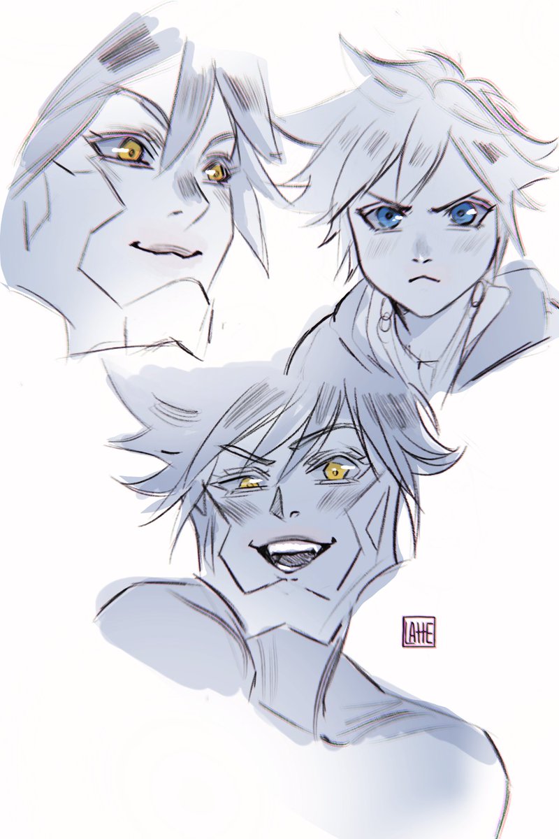 Some screencap sketches of #vanitas & #sora

#kh #kingdomhearts #khfa