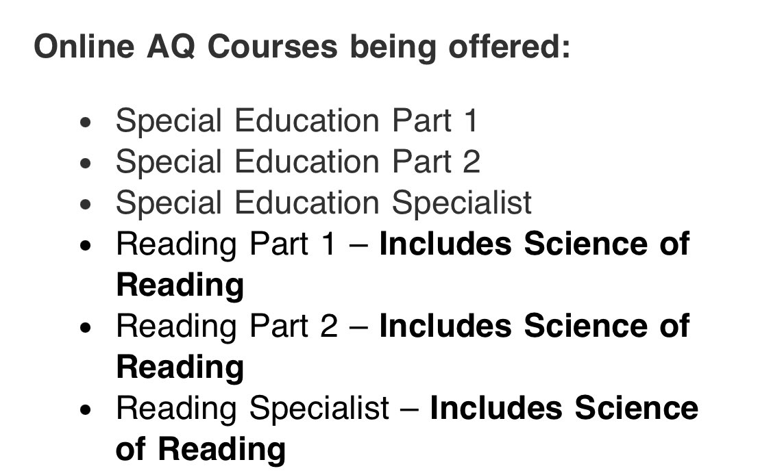 thismomloves's tweet photo. ❤️ that @TrentUSoE’s summer AQ course flyer specifies that all three parts of the Reading AQ are based on the science of reading. 👏 https://t.co/Syk9r68B6b
