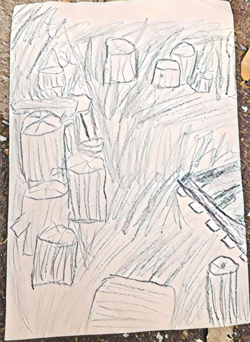 After school forest tribe 
Our circle of tree stumps in the meadow grass, yr 5 student
#lovethis @WarberryLAP @LAPacademies