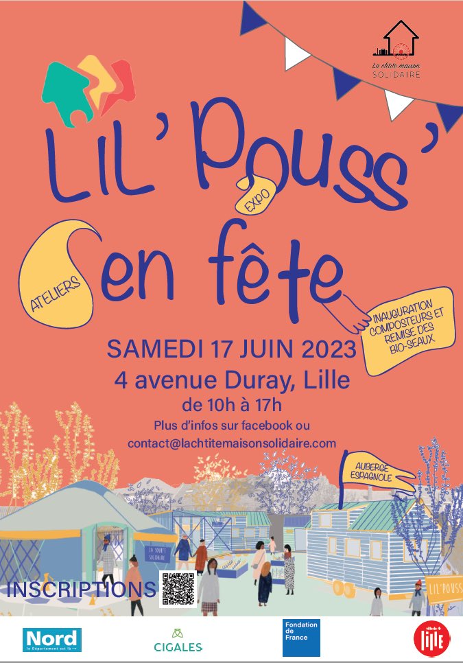 EcoloNord's tweet photo. 📆 Rendez-vous le samedi 17 juin 🕙 à 10h pour #LilPouss en fête organisé par @ChtiteMaison 

Au programme : 
➡️ inauguration des composteurs, présentation du projet et 🥘 repas en mode auberge espagnole…

Une action financée par le jury citoyen #AIL du canton de #Lille3 https://t.co/nHrfa1Ym3C