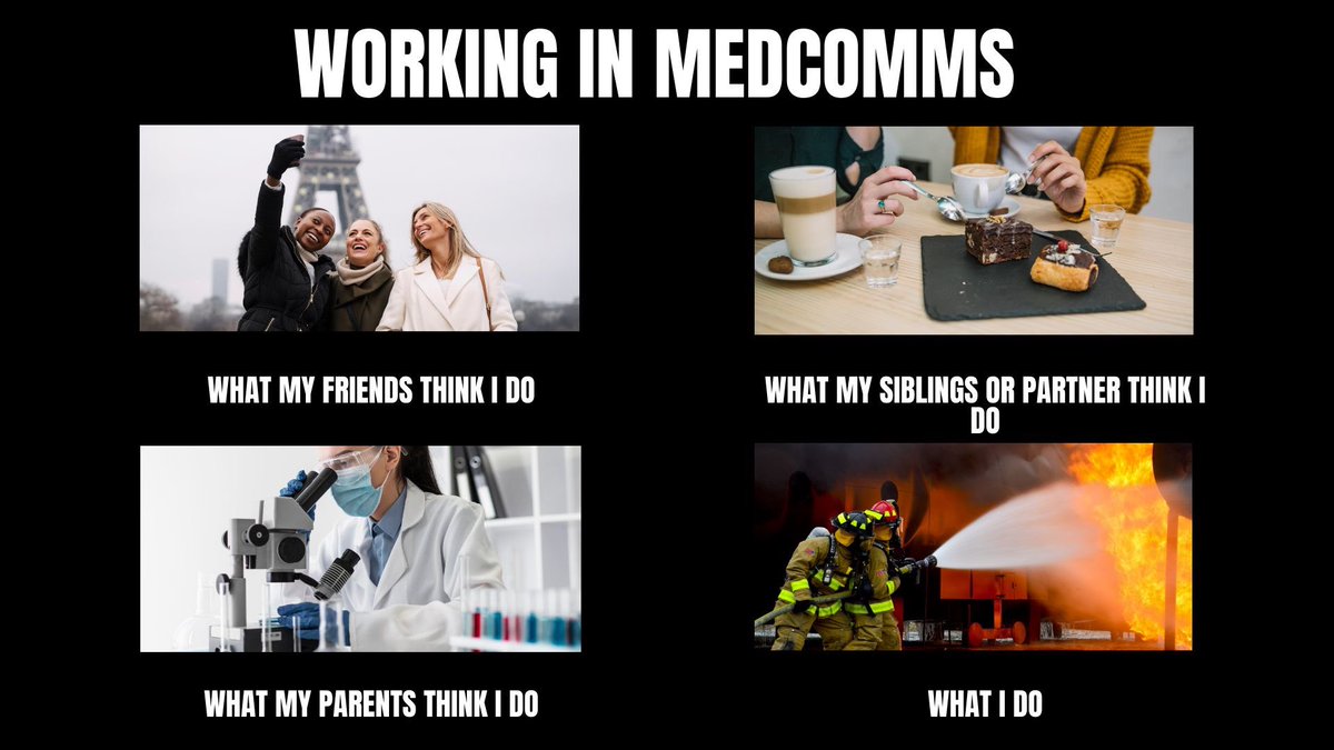 TheSalveHealth's tweet photo. Happy #MedCommsDay!

Does anyone else feel that no one outside the industry really knows what we do in #medcomms?!

What memes would you include for what you actually do as a medical communications professional? https://t.co/SSp8nrhmpY