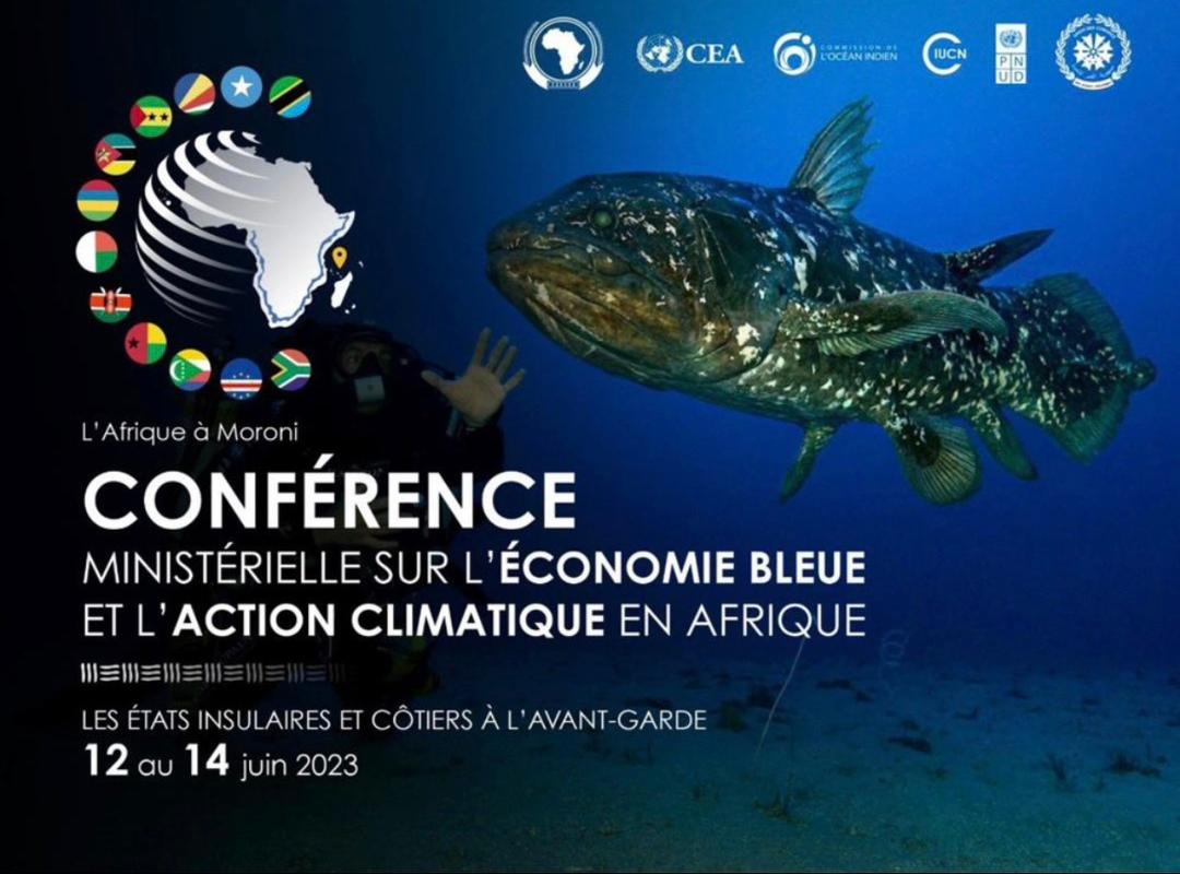 AU_DARBE's tweet photo. The Blue Future Conference in Comoros is shedding light on the importance of #BlueEconomy, conservation and sustainable practices as well as the role of Africa's islands as "large island states". #BlueFutureConference 
#Comoros 
#AUBlueEconomy 
@_AfricanUnion https://t.co/ALpCoqxITb