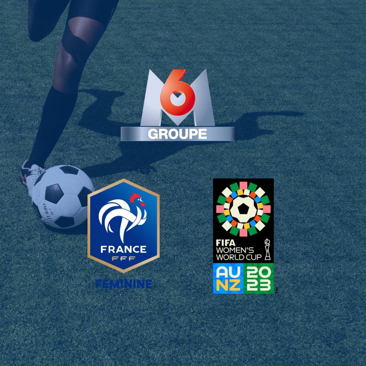 M6Groupe's tweet photo. Le Groupe M6 poursuit son engagement dans le football féminin avec les diffusions à venir :
- Coupe du Monde féminine du 20/07 au 20/08 @FIFAWWC  
- Qualifications EURO 2025 et Coupe du Monde 2027
- Nations League 2023 et 2025
- Amicaux de l’équipe de France jusqu'en 2027 @FFF https://t.co/FURdz1mopH