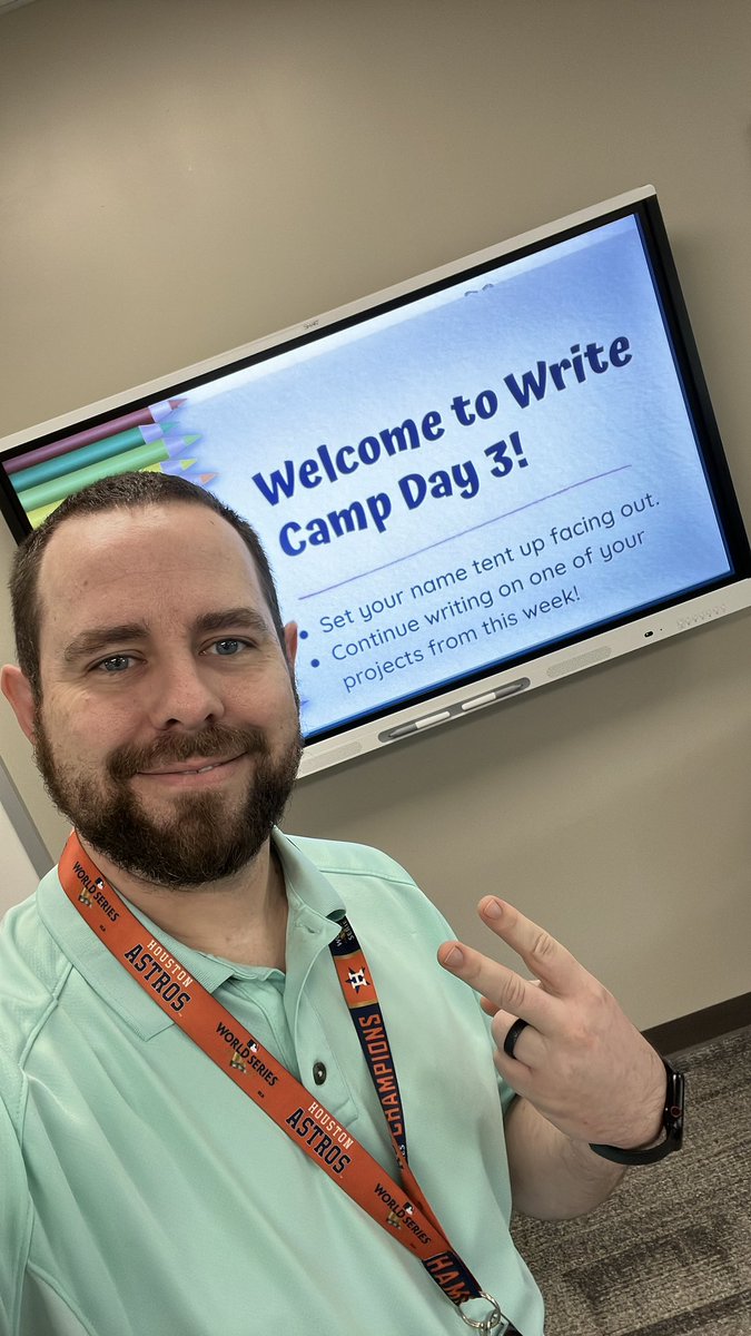 mrcwhiteley's tweet image. Write Camp Day 3!  Having a great time teaching 6th graders how to have fun with creative writing! @katyisd #writecamp