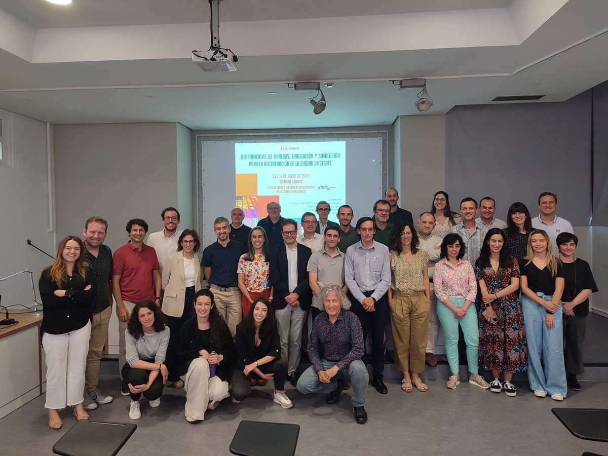 IUU_UVa's tweet photo. Hoy han terminado dos intensos días de aprendizaje e intercambio en el seminario sobre herramientas para la regeneración urbana. Muchas gracias a todos los ponentes y asistentes que han participado, ¡esperamos vernos pronto de nuevo! https://t.co/sOgKtGiPOC