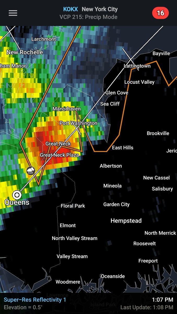 RichHoffmanWeather on Twitter "Strong thunderstorm near Great Neck
