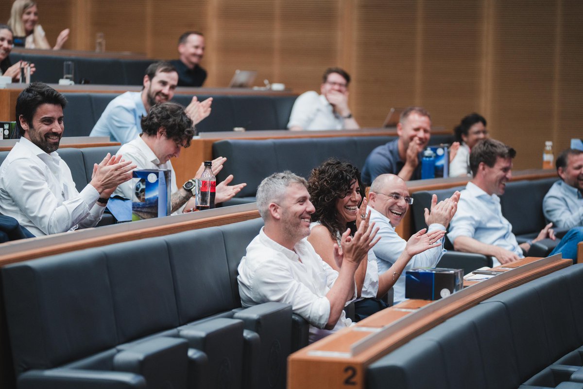 EFC_Football's tweet photo. 📢 Exciting day at @UEFA HQ, the home of European football! 

Participants taking part in ECA’s Club Management Programme visited UEFA today, listening to distinguished speakers and exploring the future of European football. ⚽️🌍 #WeAreECA #CMP4 #HeartofFootball https://t.co/p39HoV1PZp