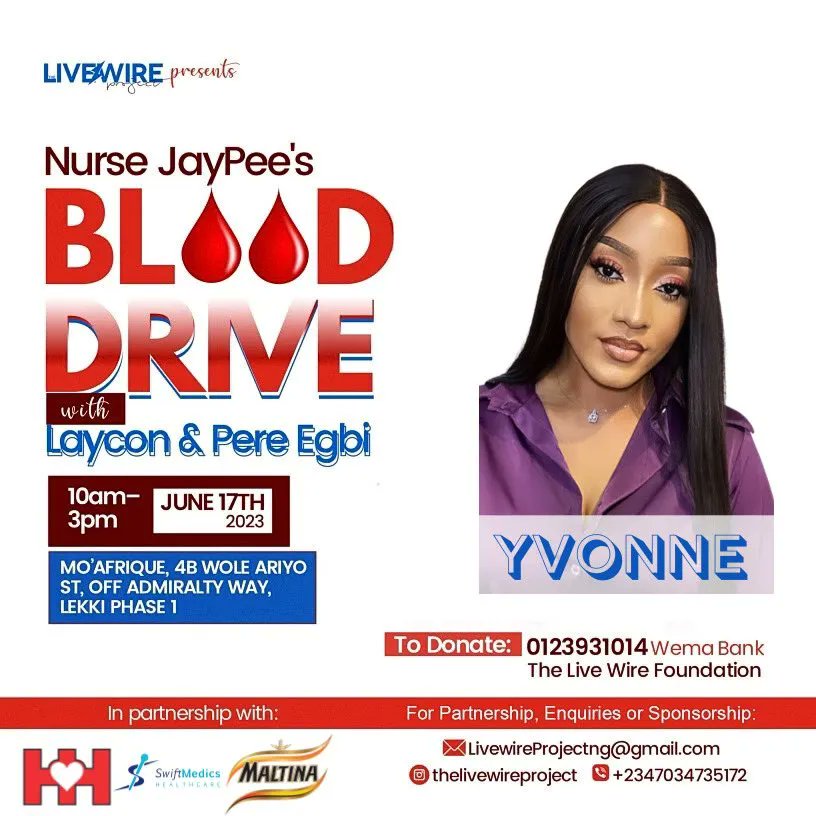 OgochukwuPresh's tweet photo. Fulfill Your Duty Of A Citizen And Spread Awareness About The Benefits Of Donating Blood.”

JAYPEE X BLOODDRIVE

#SaveaLifeWithJaypee https://t.co/SQVgfPN3Hj
