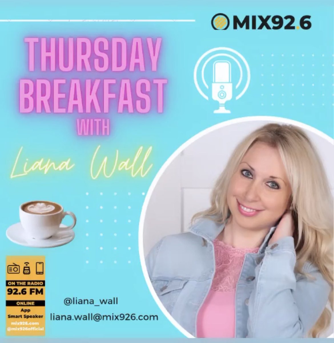 Liana_Wall's tweet image. Thursday morning fun and great music 
On mix 92.6 🎶 
Radio, online, app and smartphone 
loving local with events across Hertfordshire 
Love to hear from you too, so pop me an email :)
See you then 🎶❤️ Liana x
#presenter #tvwork #tvhost #tvpresenter #model #radio #radioshow