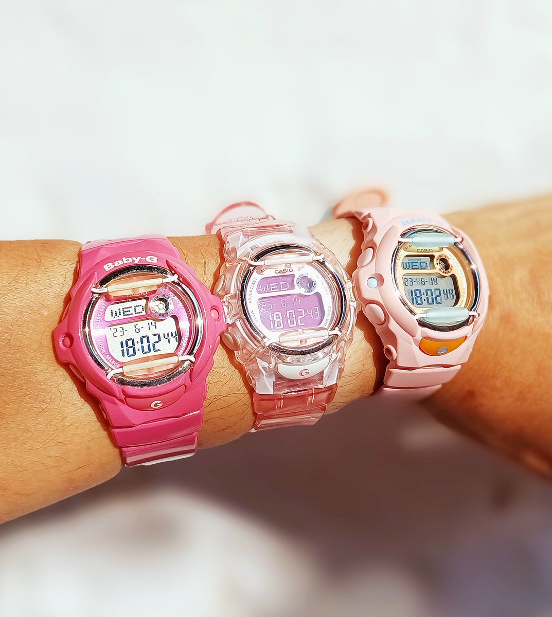 3's a crowd...

#casio #gshock #babyg