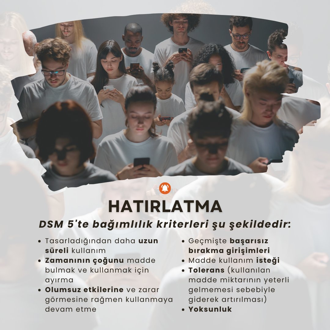 Anabilim dalımız olarak YÖK'ün Bağımlılık ile Mücadele Eylem Planına sosyal medya paylaşımlarımızla destek veriyoruz. #bağımlılıklamücadele