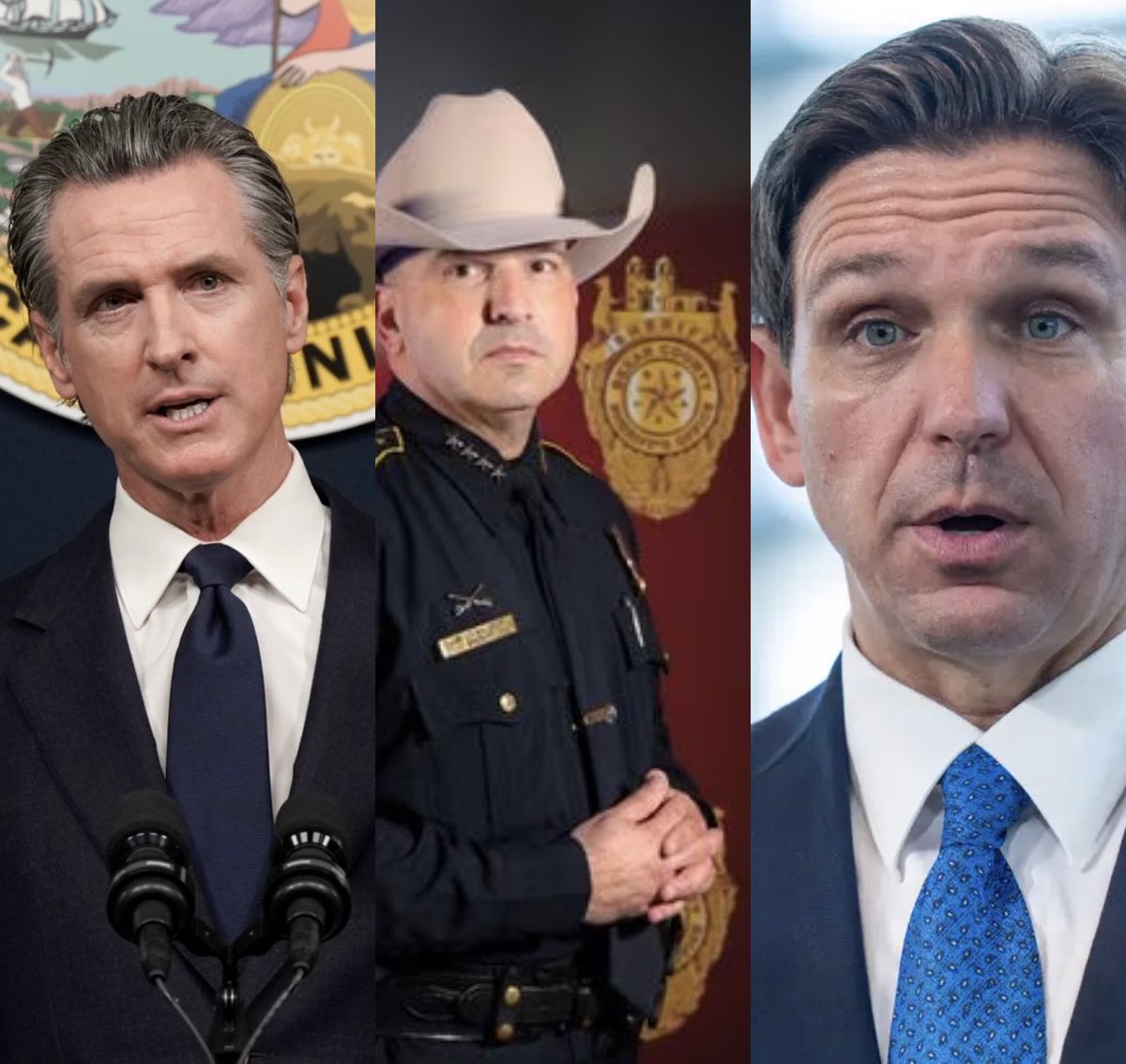 BREAKING: Florida Governor Ron DeSantis is hit with BAD news as California Governor Gavin Newsom announces that he just “met with the Texas sheriff that wants to press charges” against DeSantis for human trafficking migrants to Martha’s Vineyard. 

But it gets worse for DeSantis.…