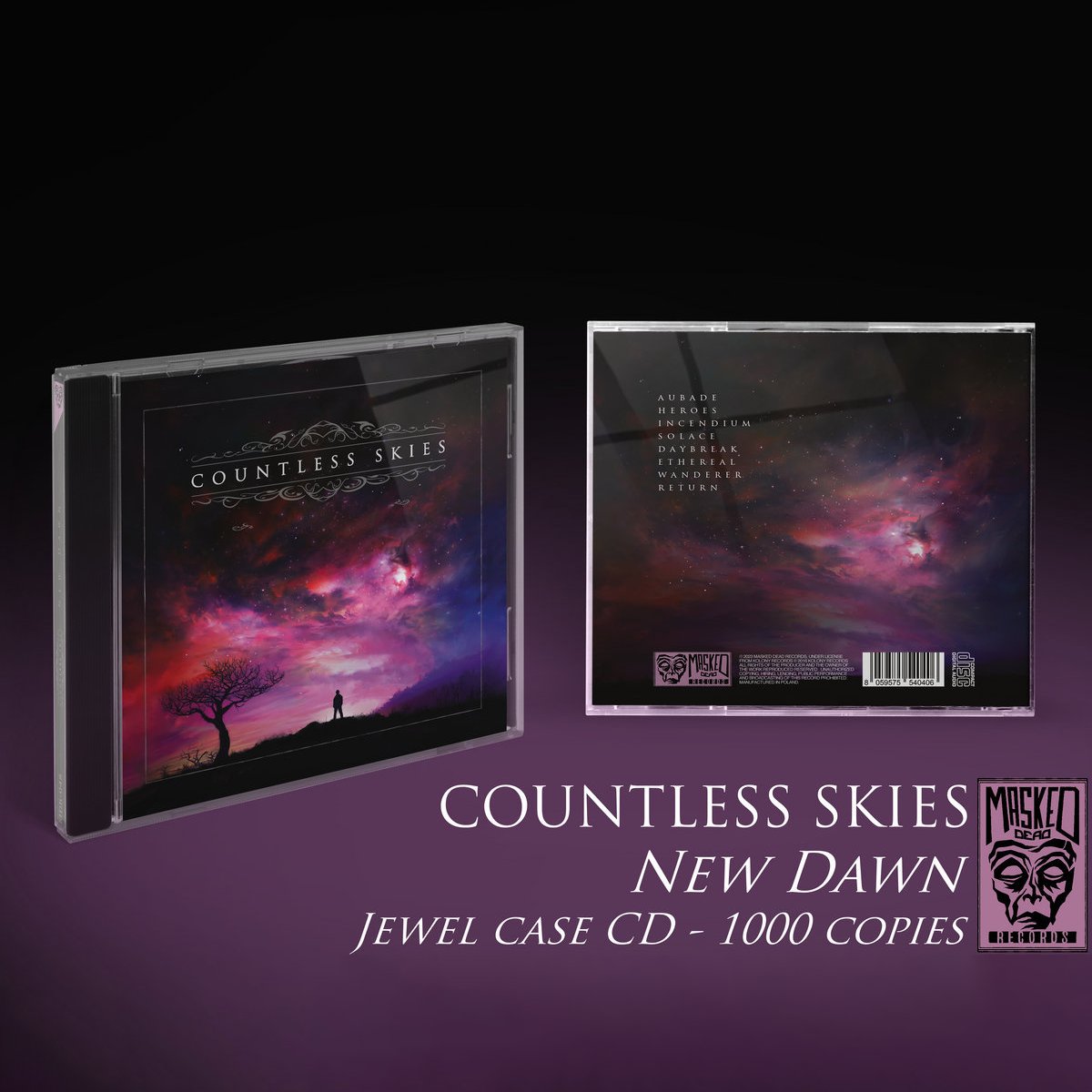 Countless_Skies's tweet photo. After being sold out for years, our debut album 'New Dawn' has finally been repressed thanks to Masked Dead Records!

You can order directly from theirs or Kolony Records' Bandcamp pages, or you can preorder directly from the band on our webstore, where we can also sign them too https://t.co/wi67o3mIbN