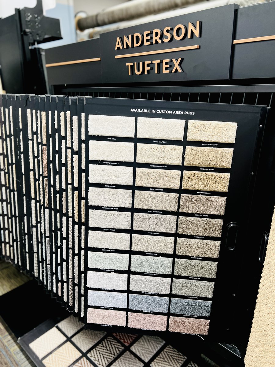 CarpetFactoryNL's tweet photo. Elevate your space with @AndersonTuftex Carpet! 💫

The Carpet Factory is proud to showcase our outstanding selection of Anderson Tuftex Carpet – explore our range today!

🖥 https://t.co/V9oAGqmzsY
📍 1 Logy Bay Road, St. Johns
☎️  709-726-8232

#YYT #Decor #AndersonTuftex https://t.co/k723UCtXAC