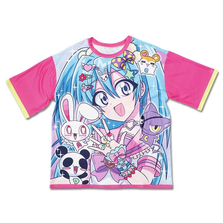 初音ミク 「オンラインショップにアップされました  アニメ ACDC RAG ～原宿ドリーム」|江崎びす子たんのイラスト